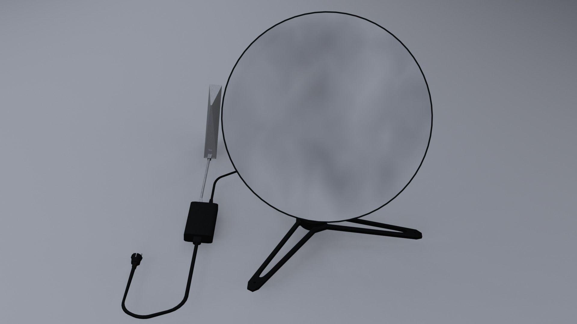 Starlink Kit Low-poly 3D model_4