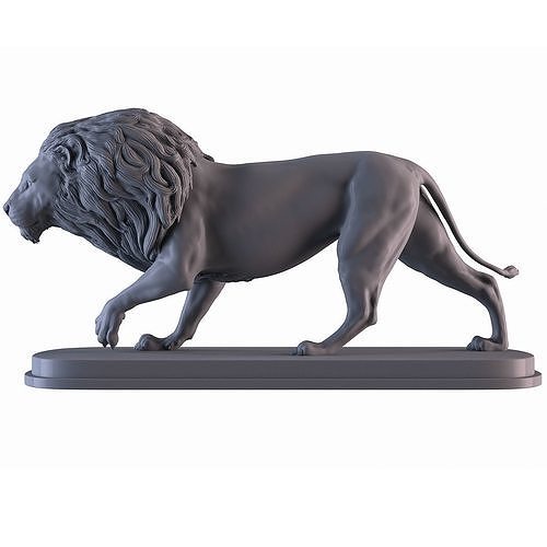 Lion Sculpture 3D print model