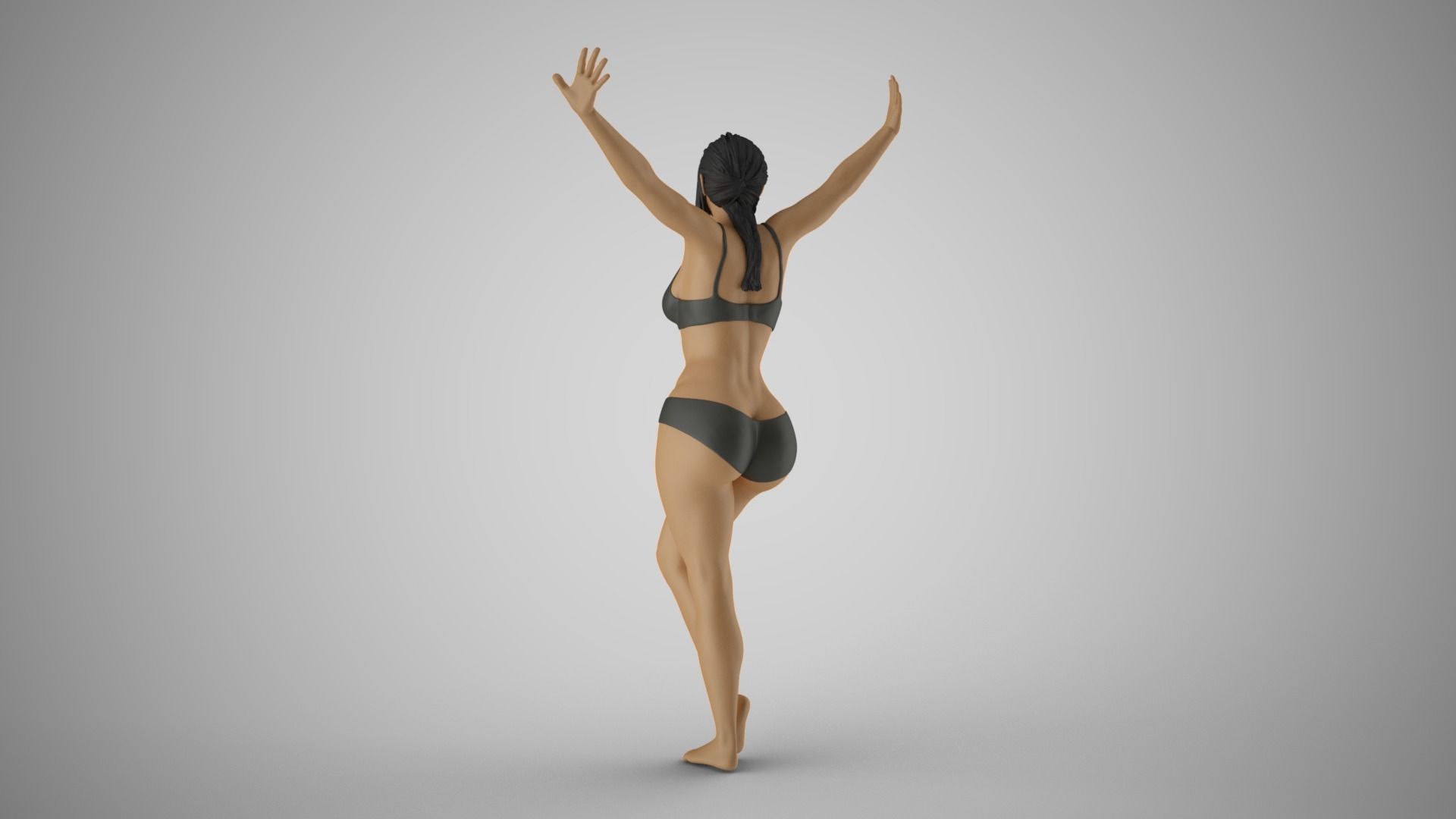 Girl Trapped 3D print model_8