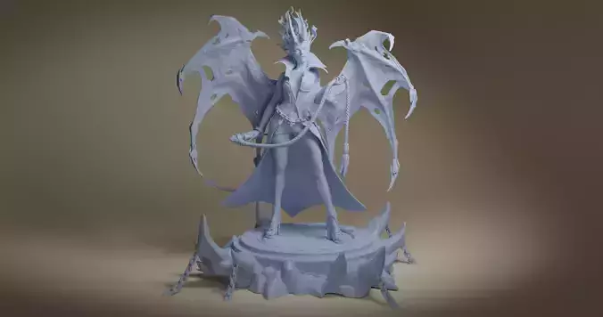 DOTA 2 Queen Of Pain -Arcana 3D print model