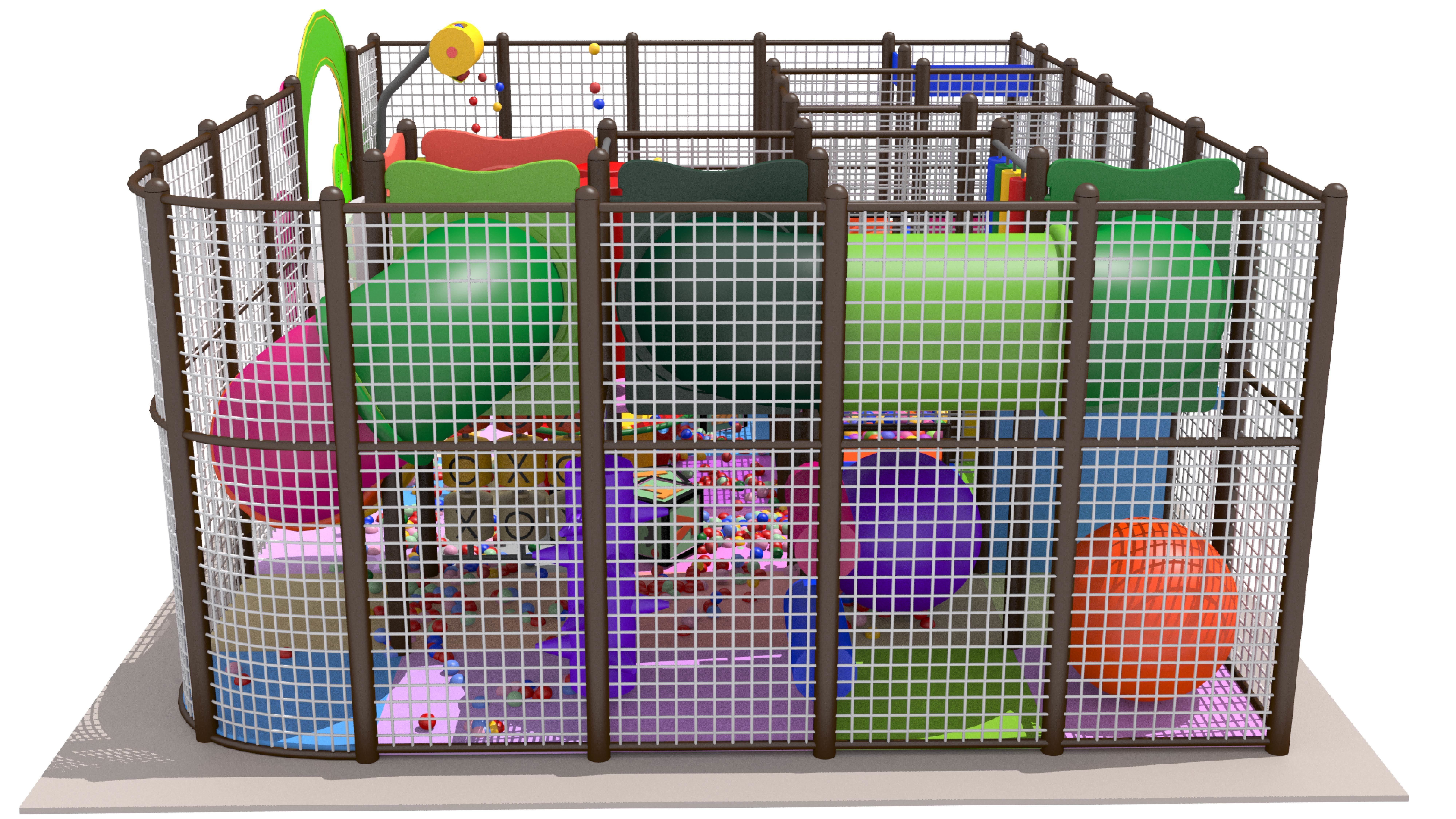 Indoor Playground 3D model_3