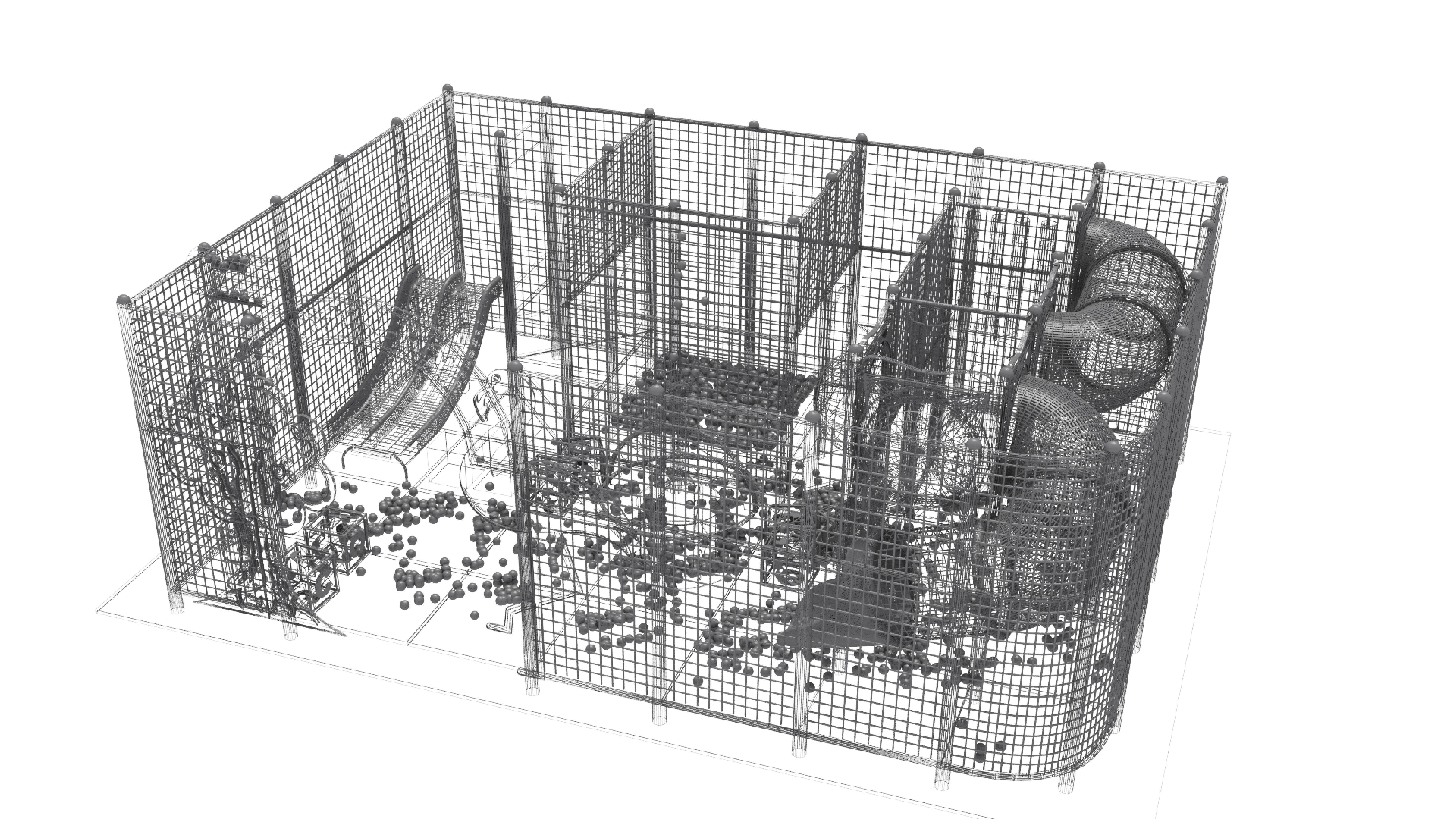 Indoor Playground 3D model_11