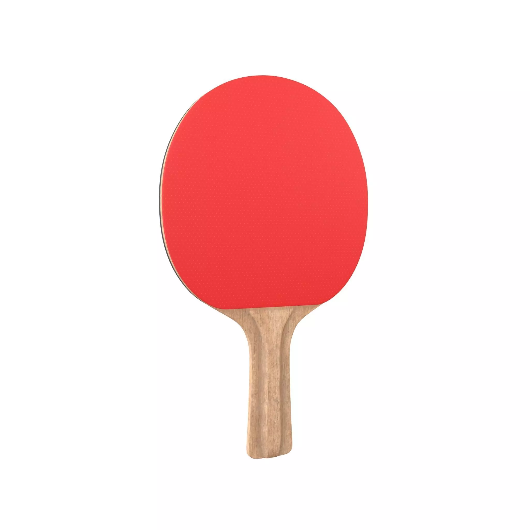 Ping Pong Paddle v1 001 Low-poly 3D model_0
