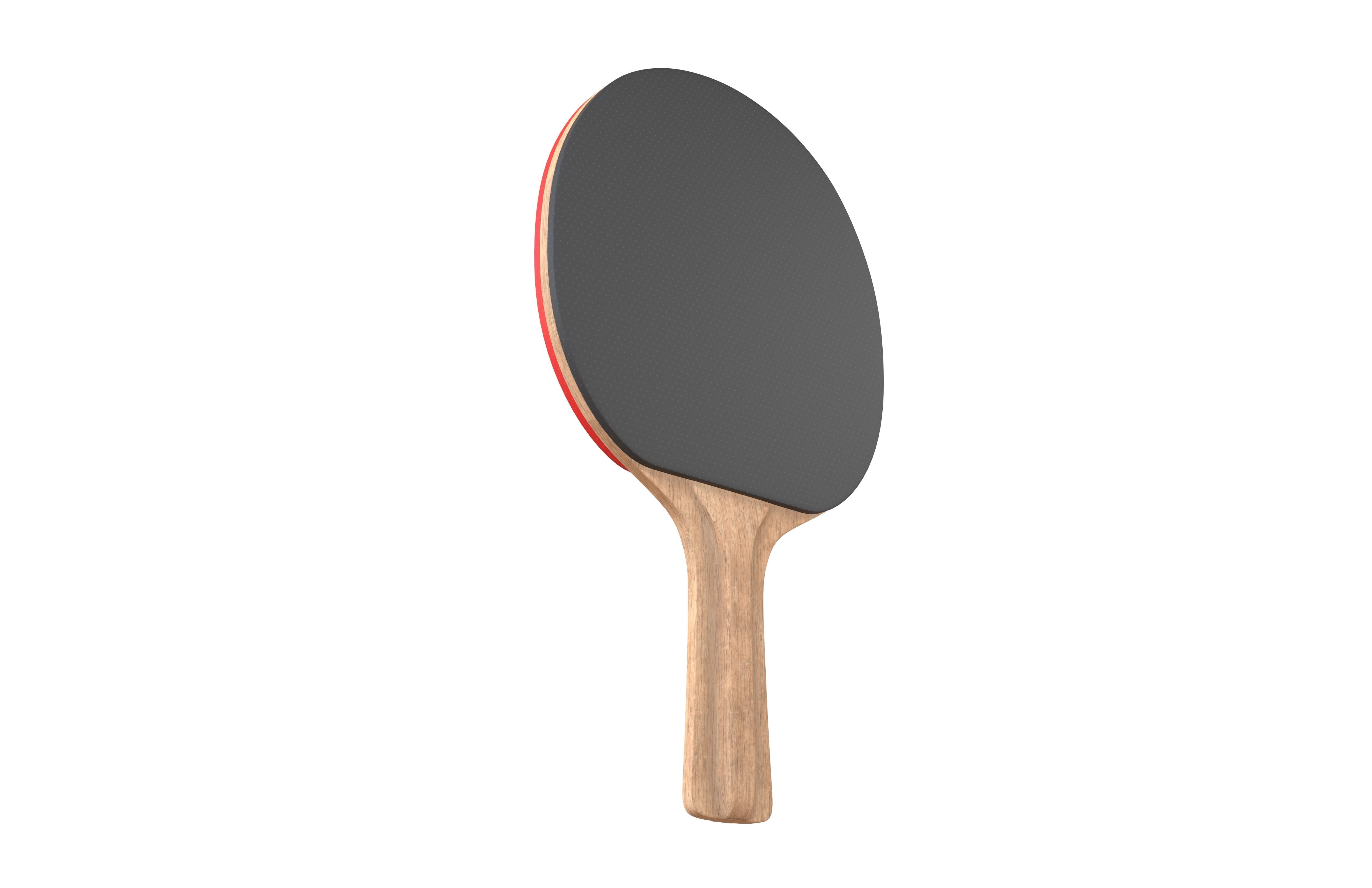Ping Pong Paddle v1 001 Low-poly 3D model_4