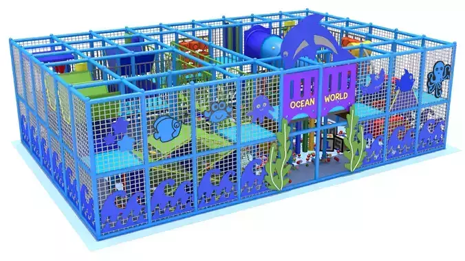 Indoor Playground 3D model