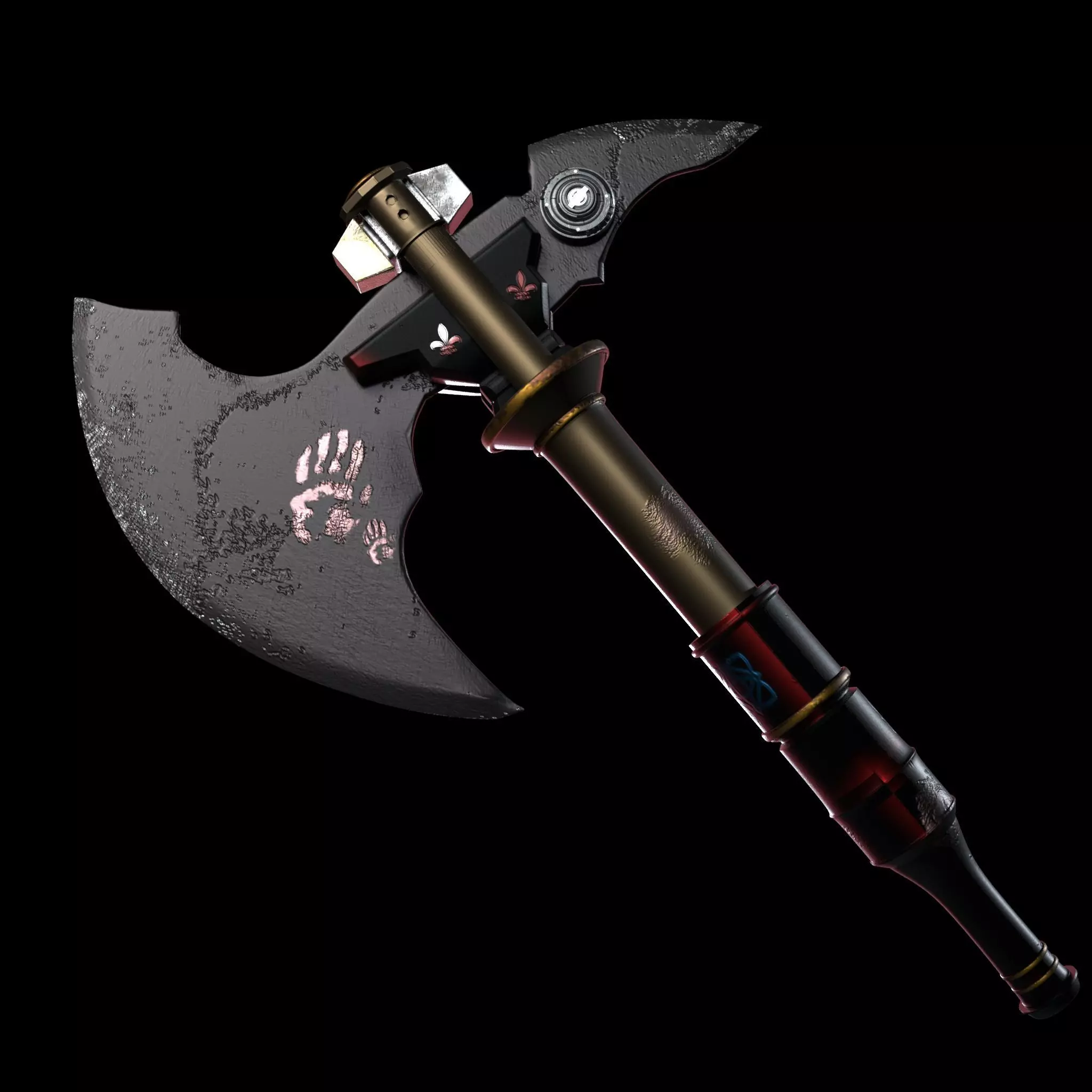 Axe Stylized Game Ready Model Free 3D model