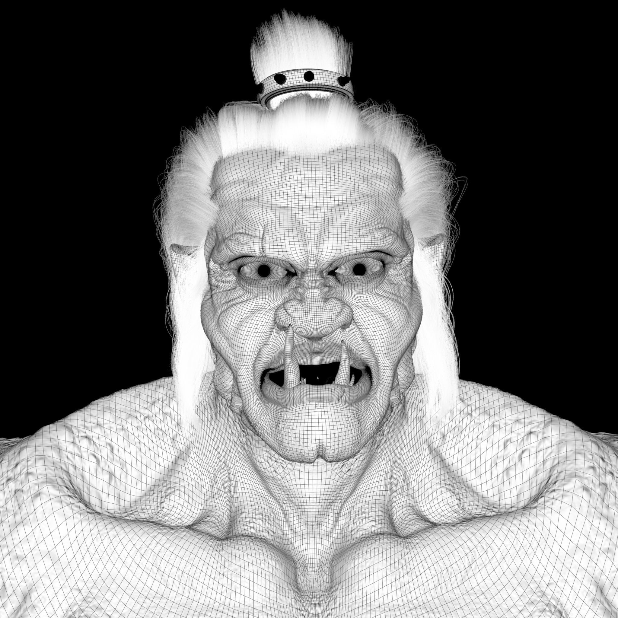 Creature Dude 3D model_5