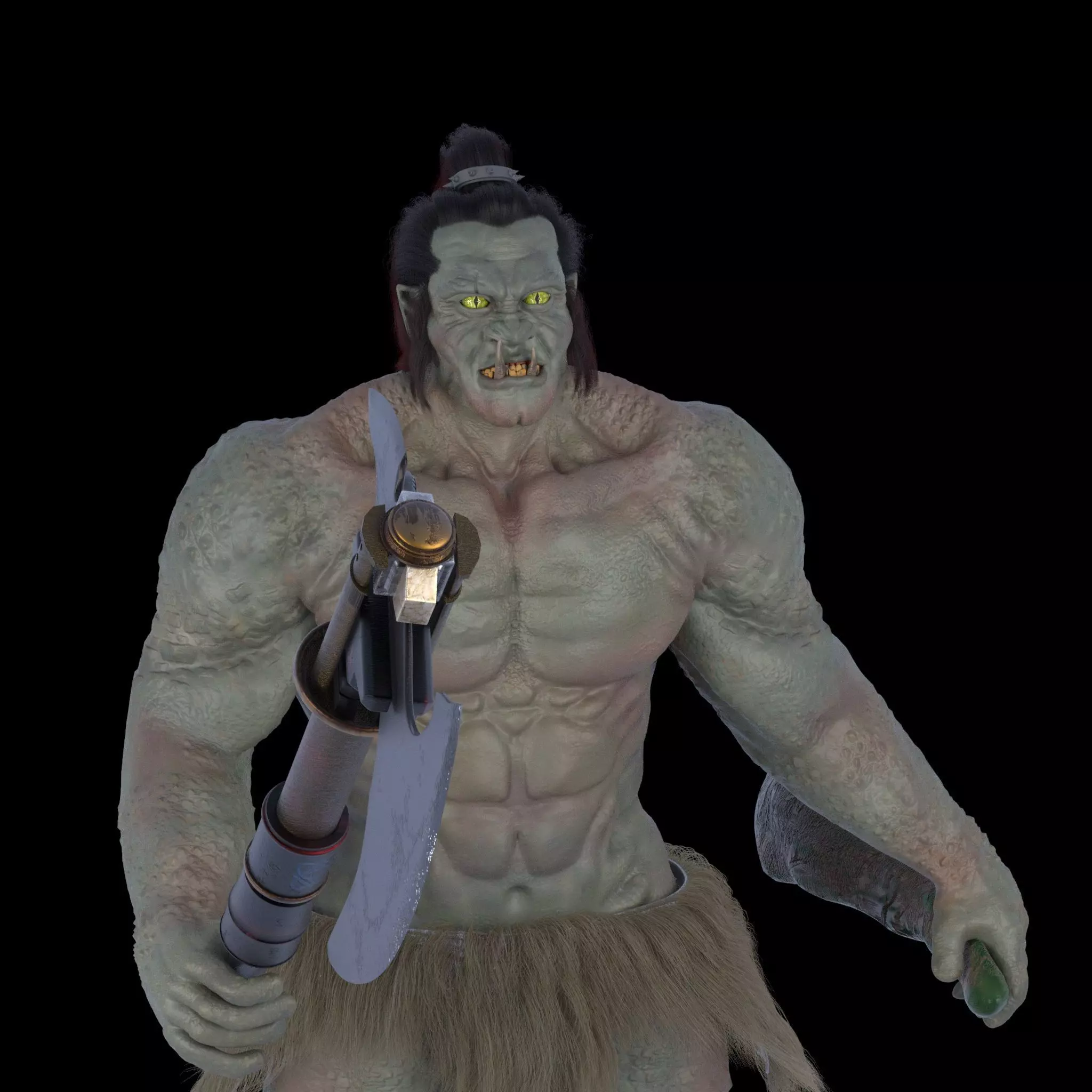 Creature Dude 3D model_0