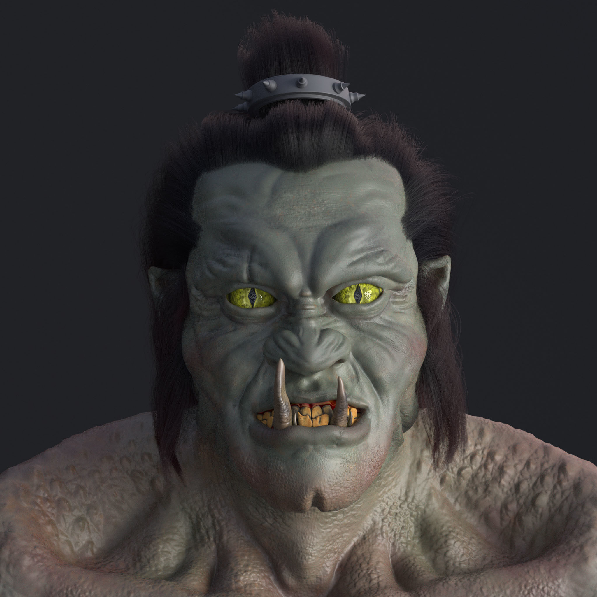 Creature Dude 3D model_1