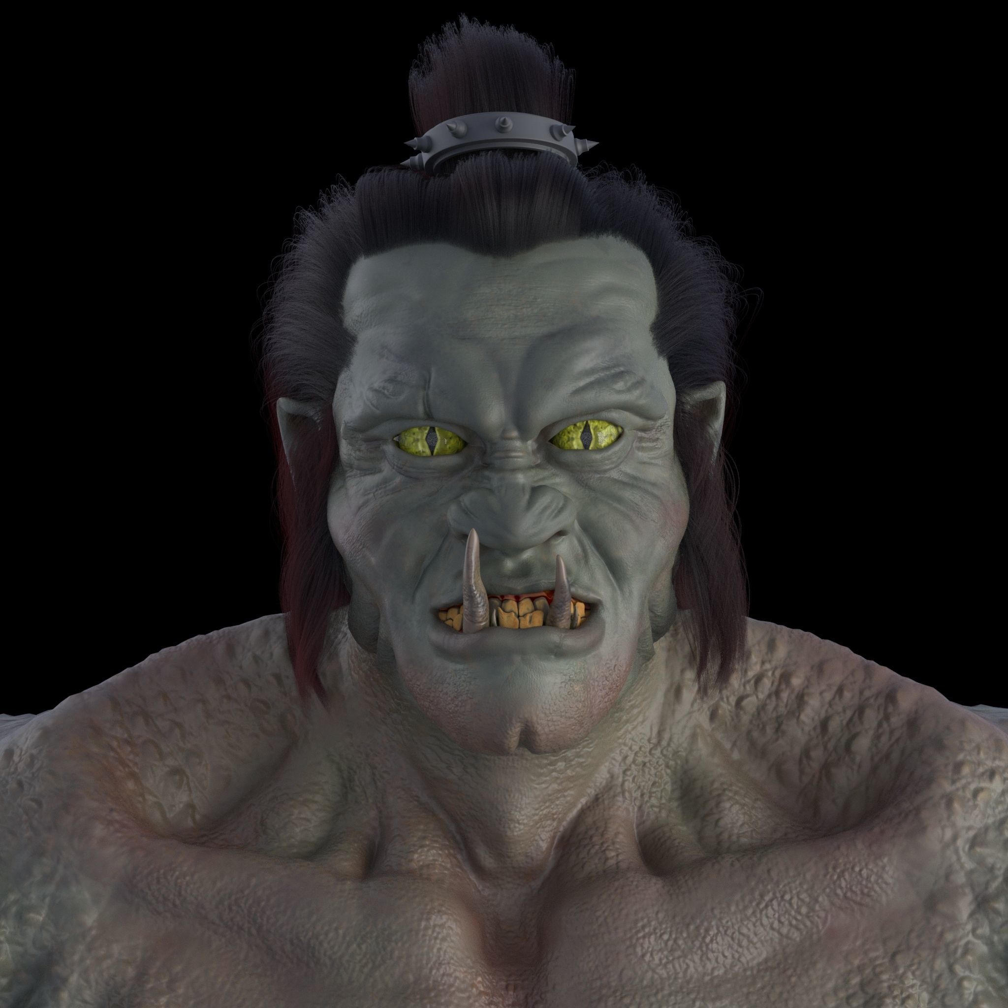 Creature Dude 3D model_3