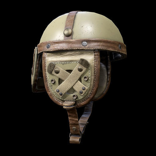 Military Helmet Low-poly 3D model