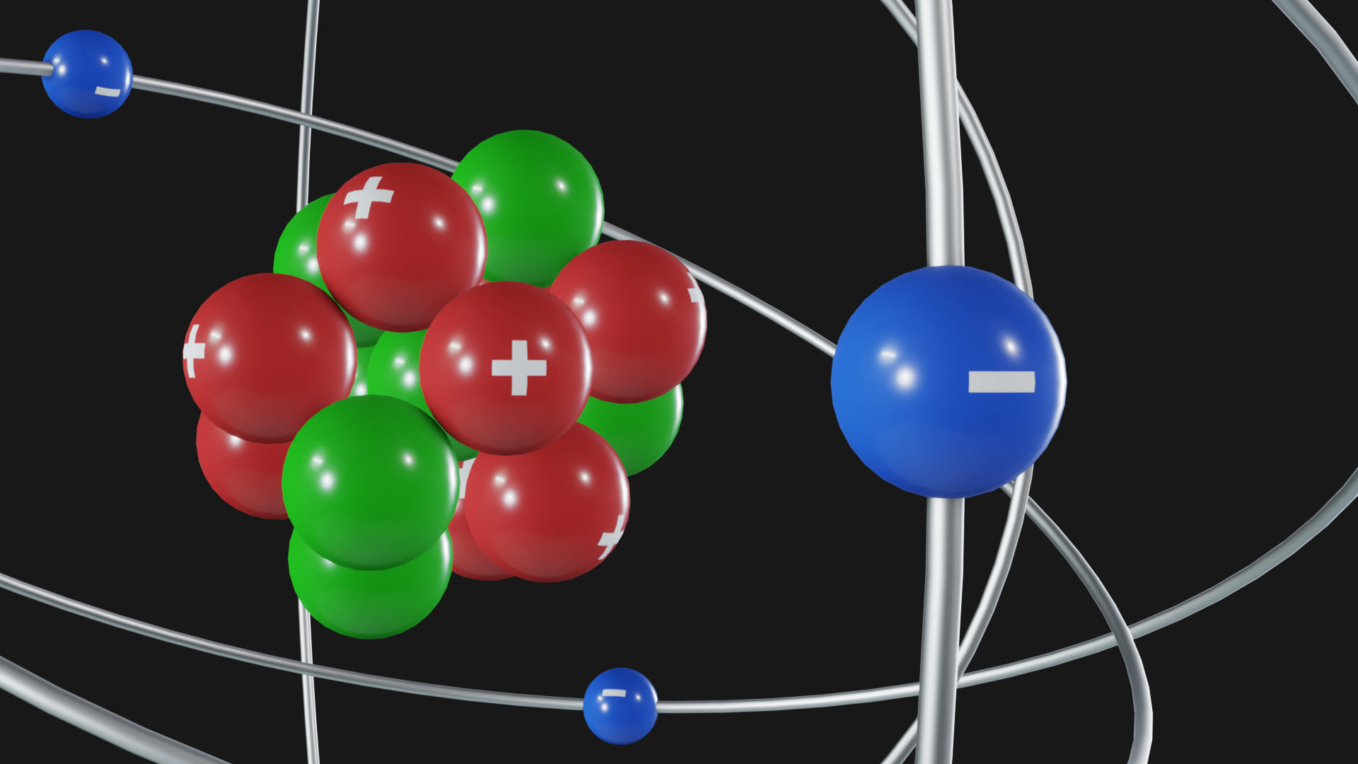 Atom Planetary Model - Bohr 3D model_4