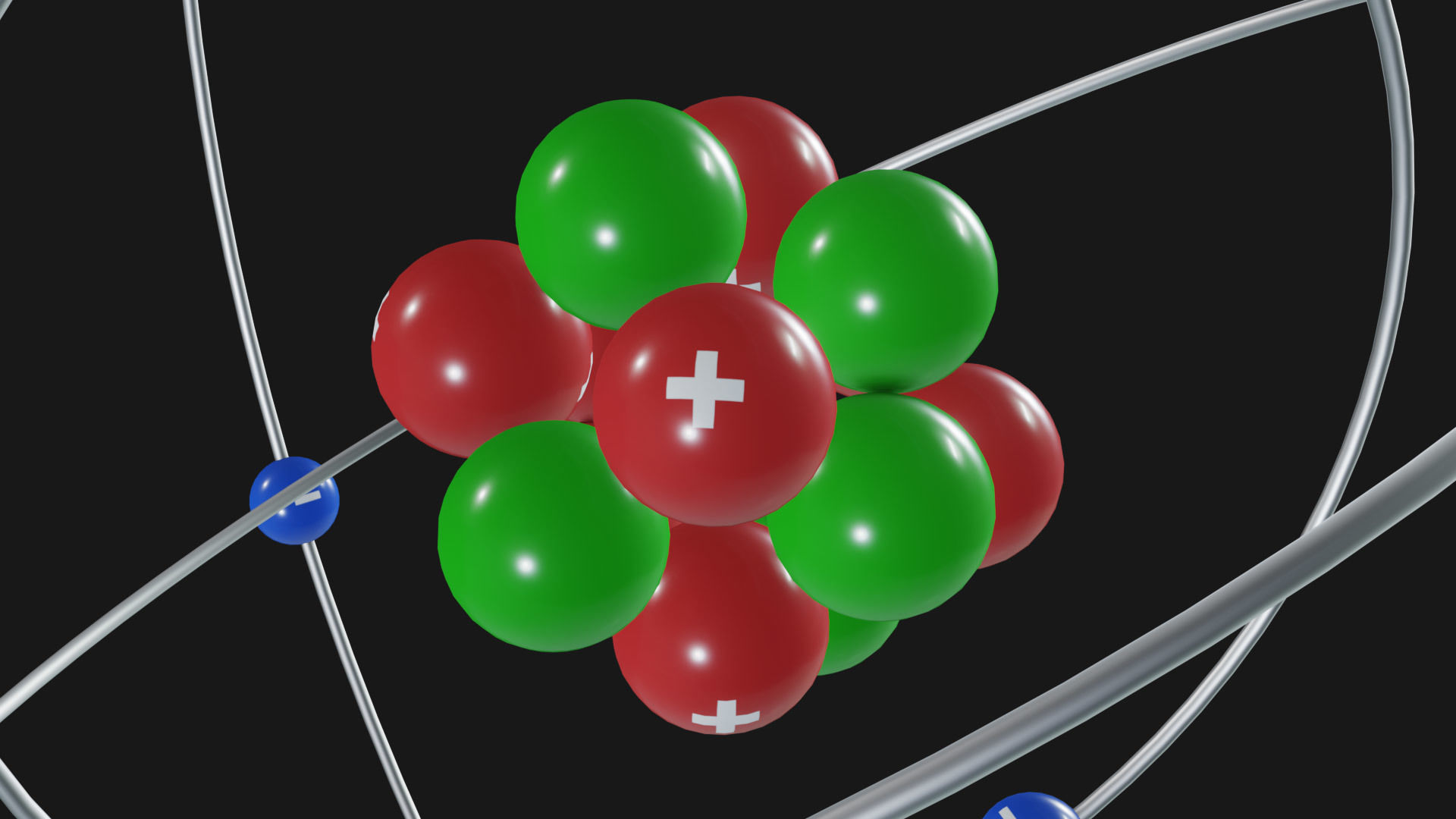 Atom Planetary Model - Bohr 3D model_3