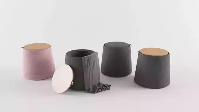 Alicia Storage Stool and Coffee Table  Comfort