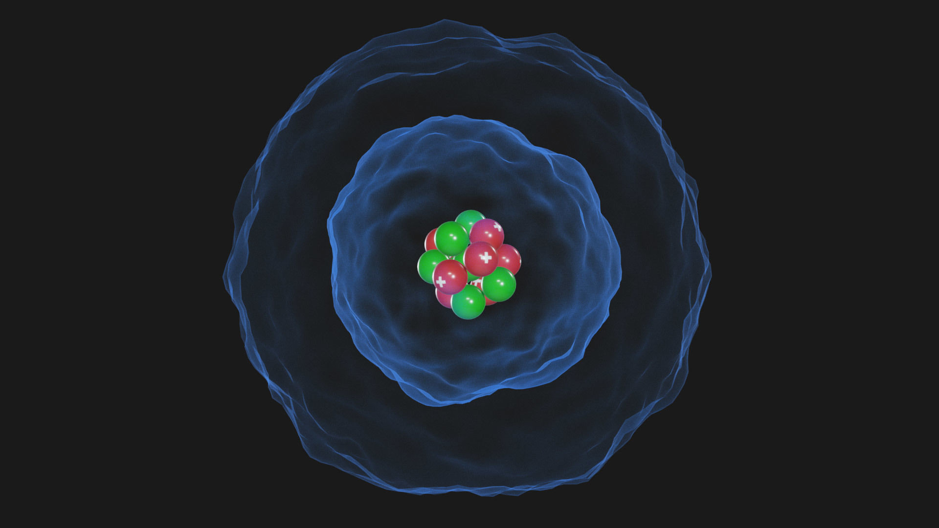 Atom Quantum Model - Schrodinger 3D model_1