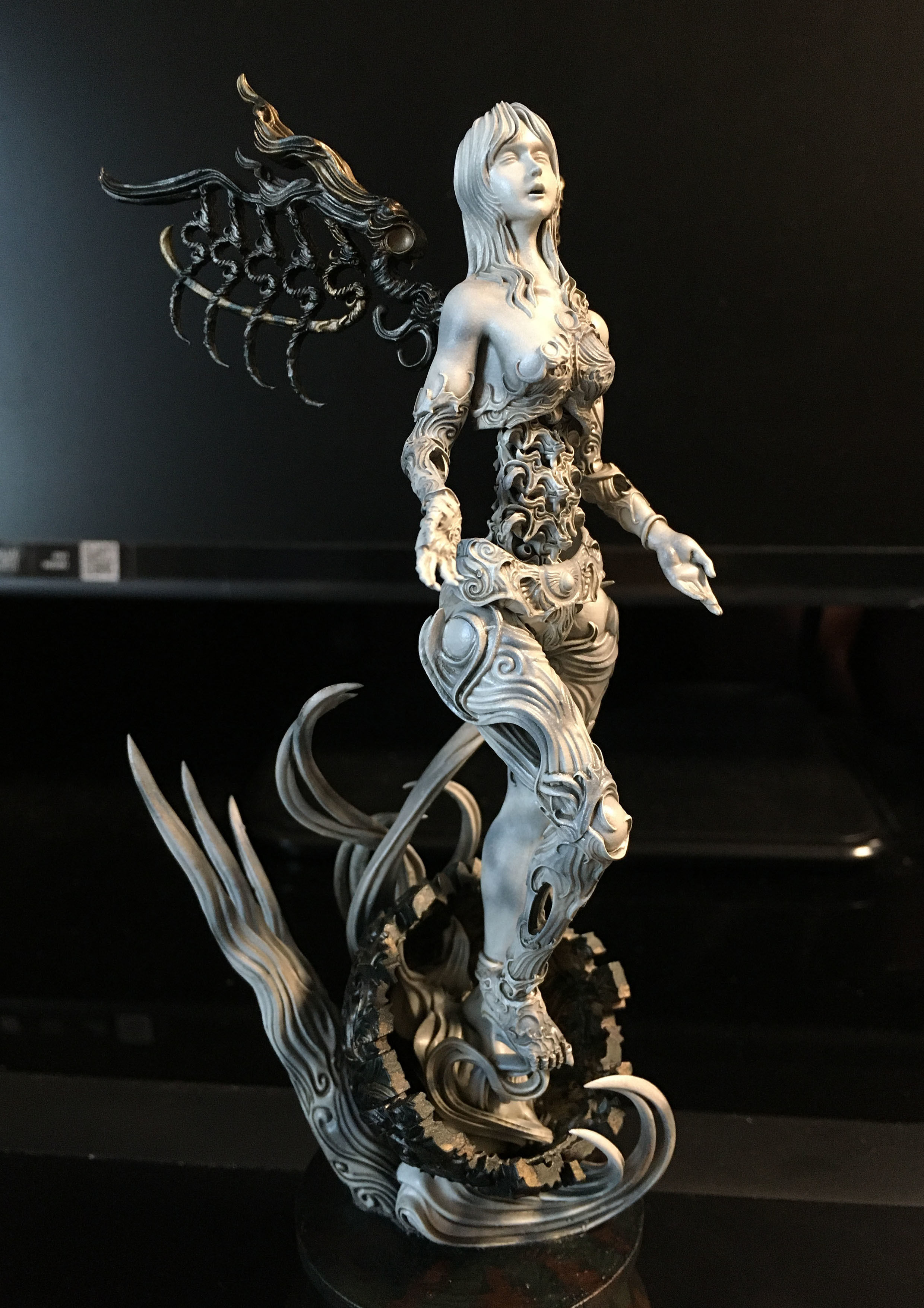 Game Assets Printed Models Angel Figures Board Game Version 3D print model_1