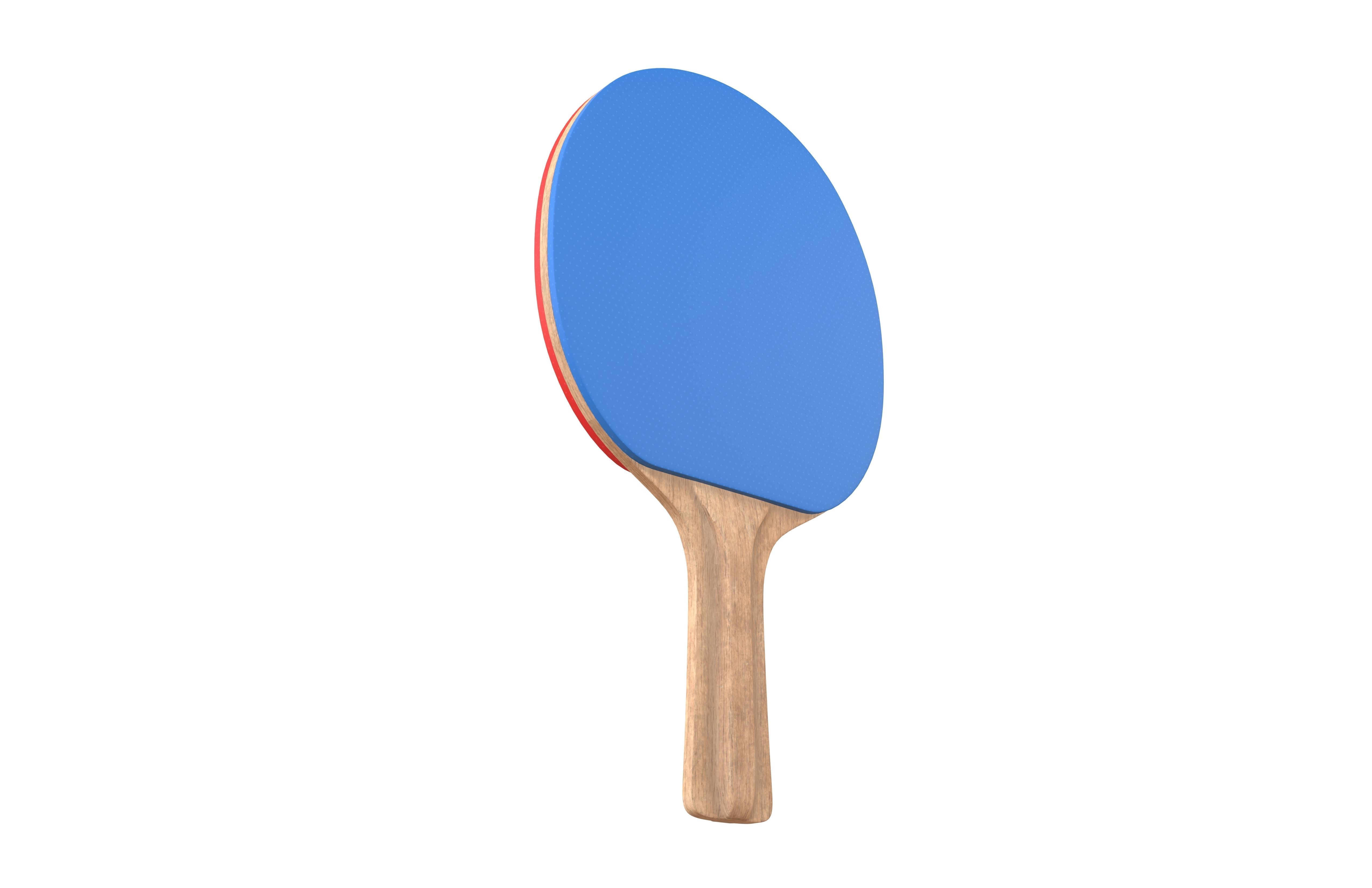 Ping Pong Paddle v1 002 Low-poly 3D model_3