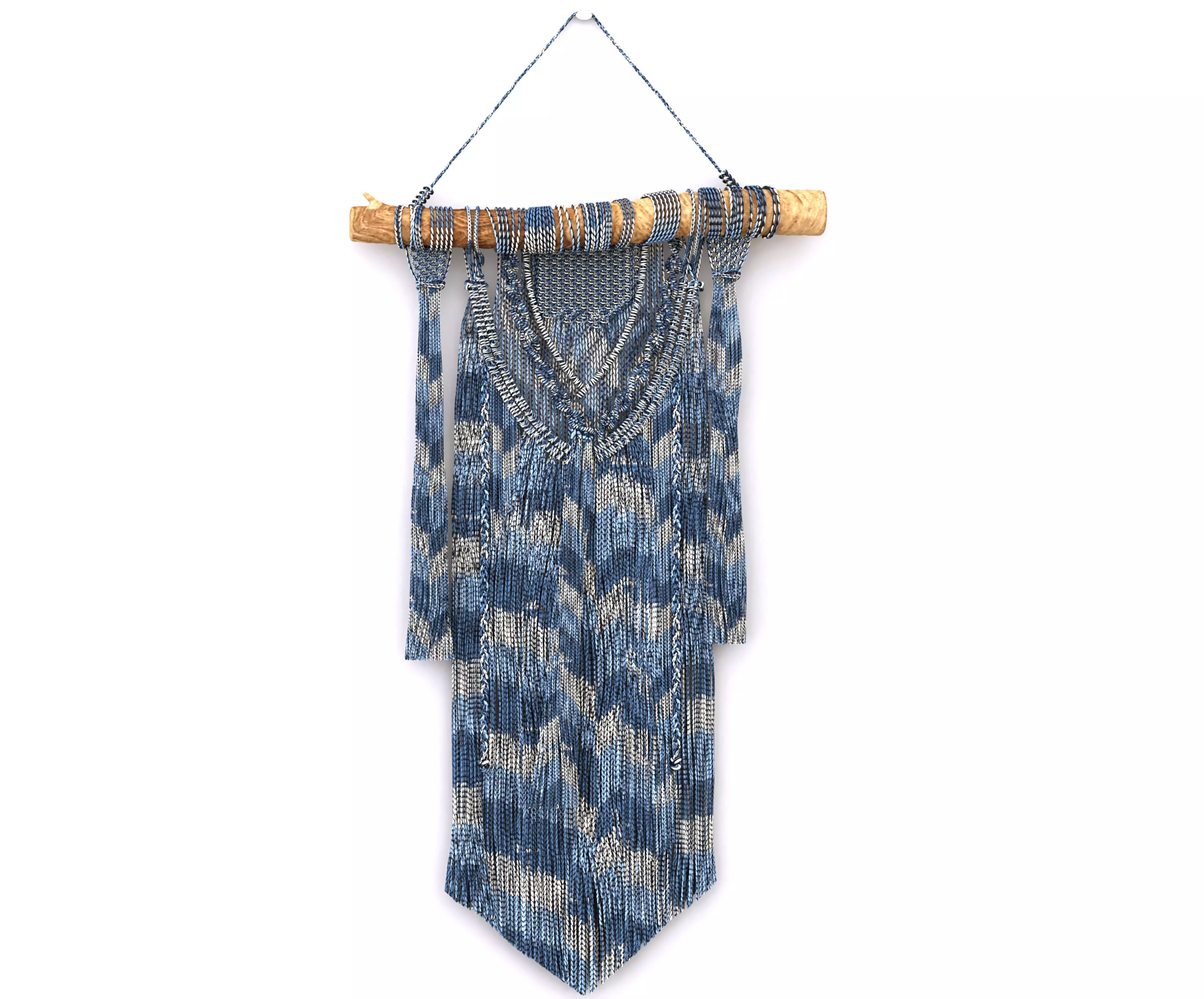 decoration wall Low-poly 3D model_0