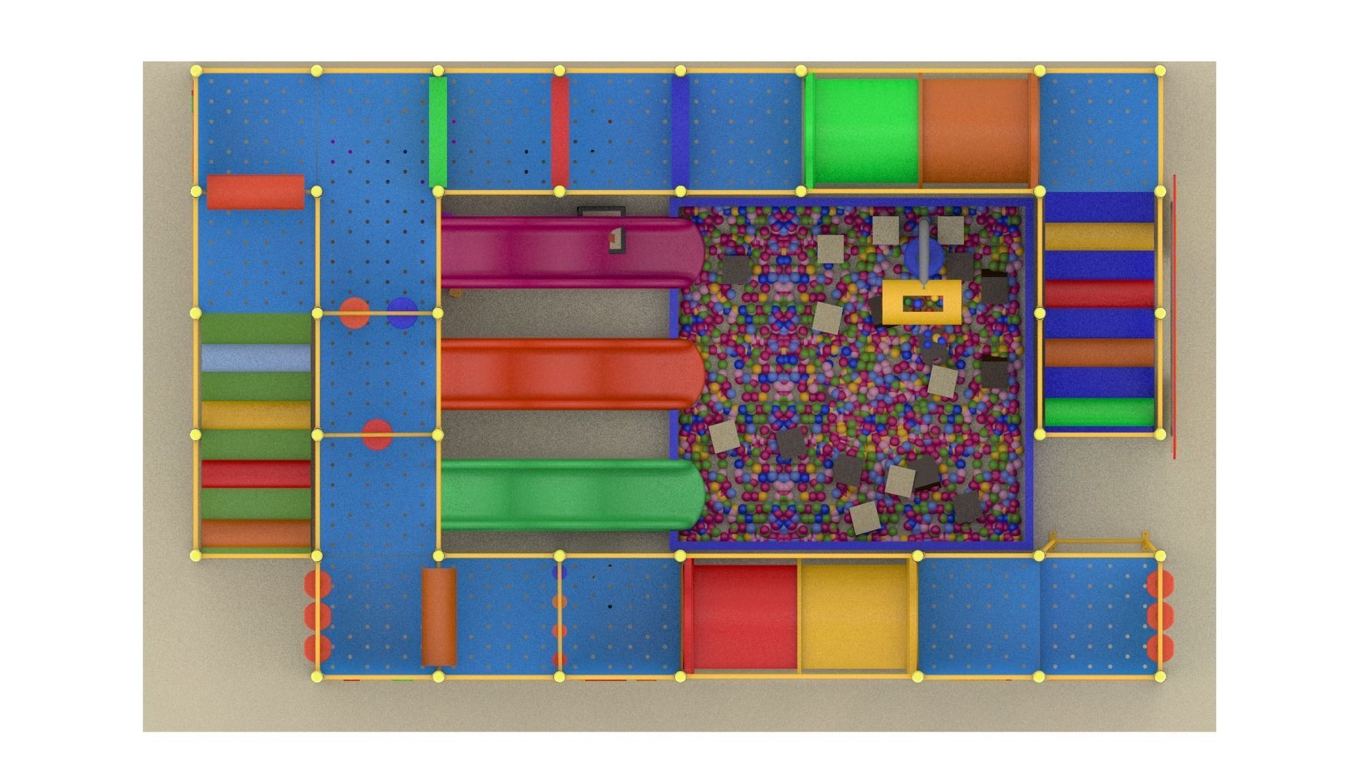 Indoor Playground 3D model_8