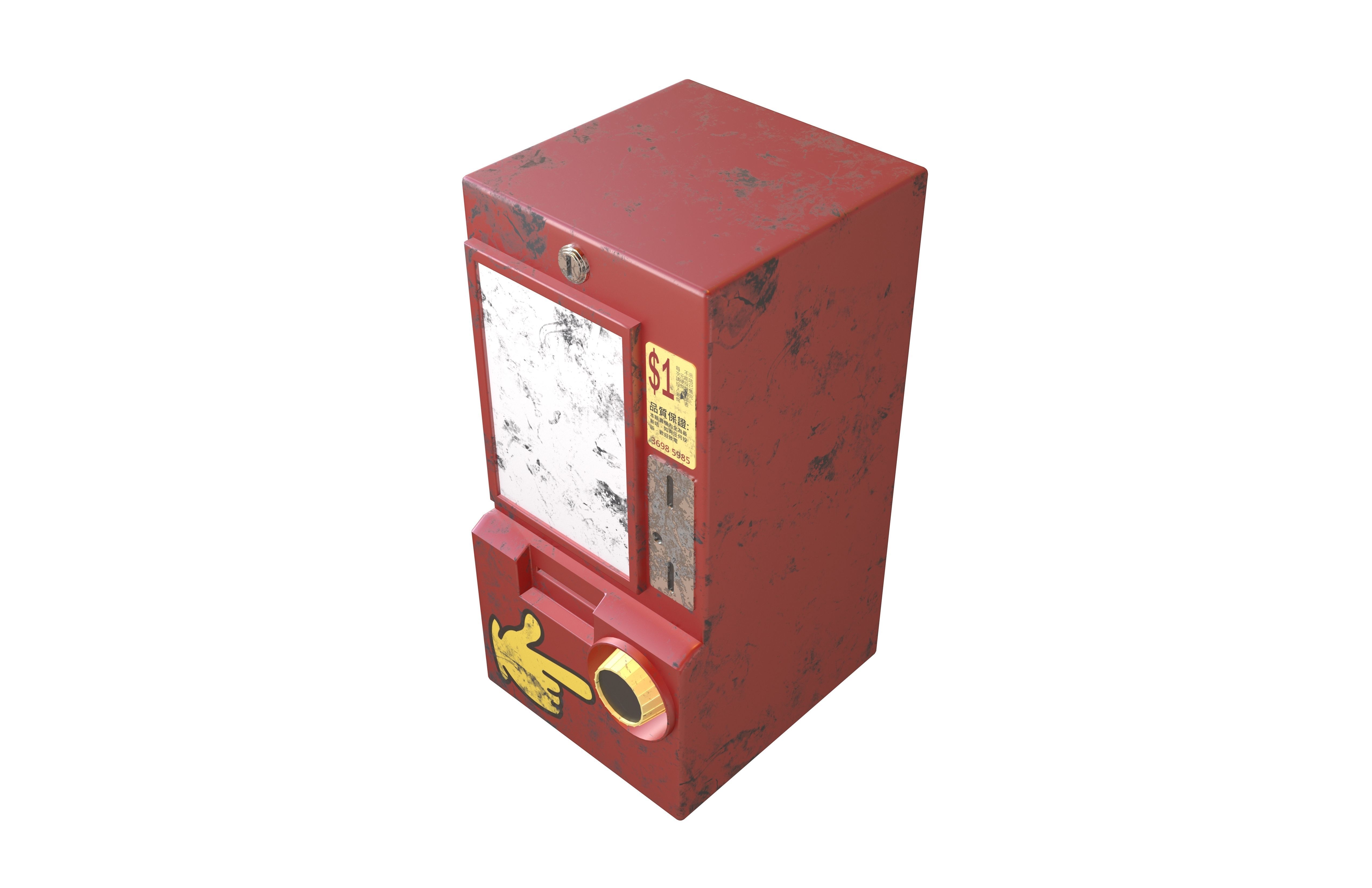 Yes Card Machine v1 002 Low-poly 3D model_2