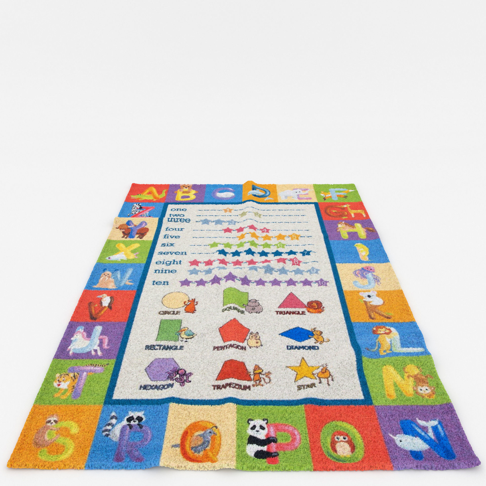 Rugs No 242 Low-poly 3D model_10