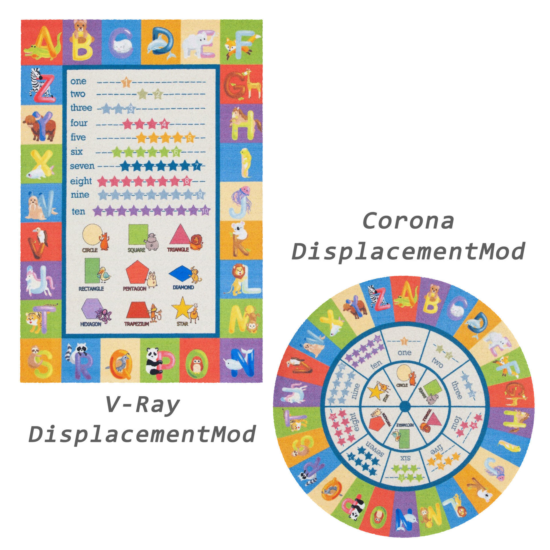 Rugs No 242 Low-poly 3D model_2