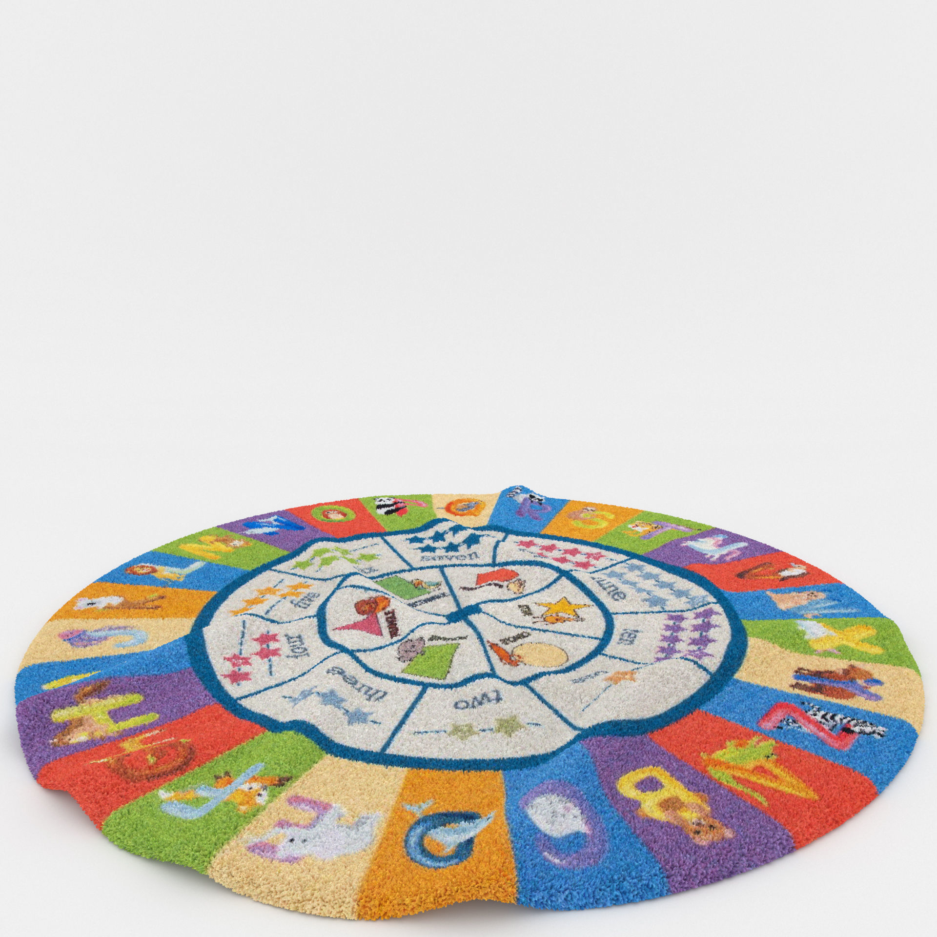 Rugs No 242 Low-poly 3D model_7