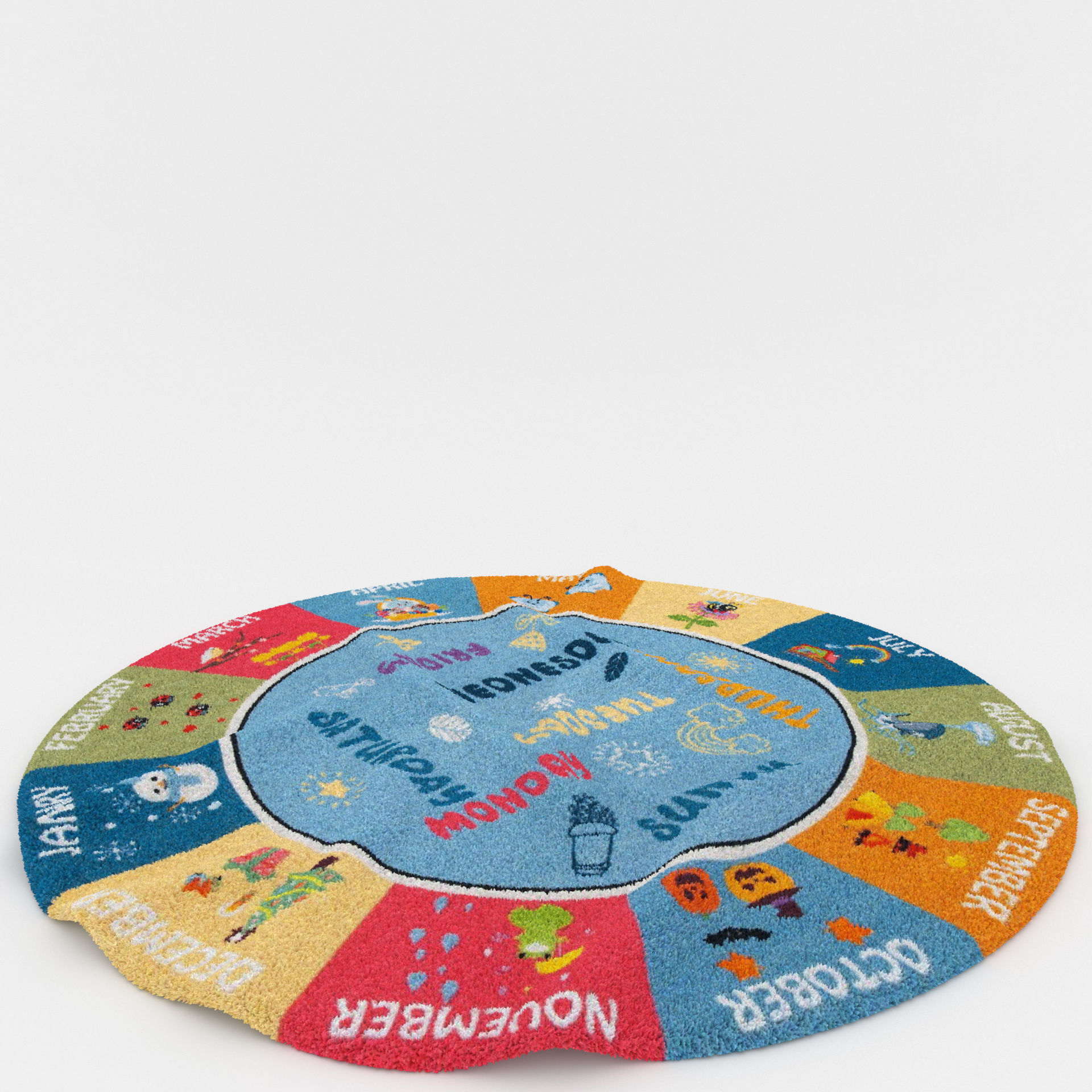 Rugs No 242 Low-poly 3D model_6