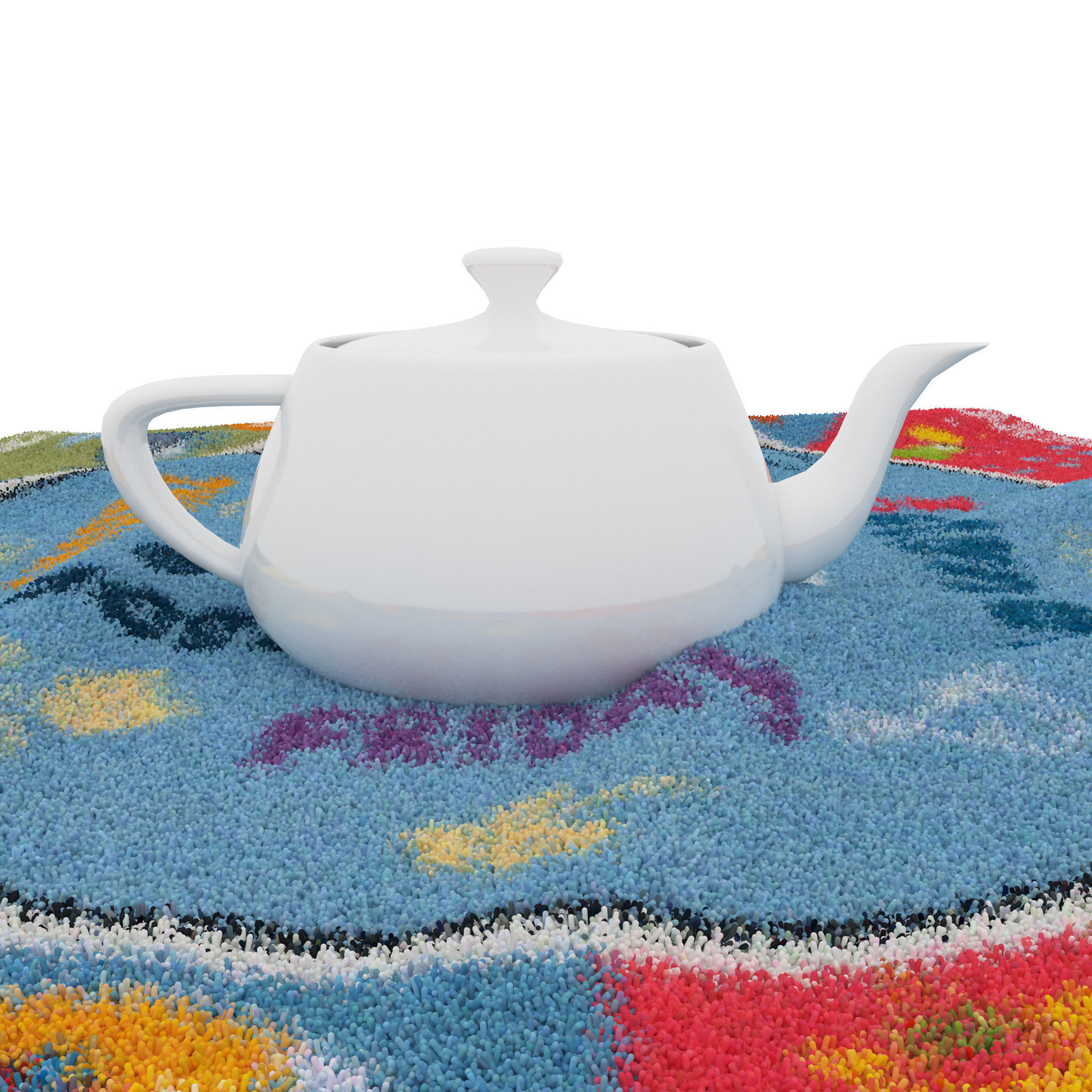 Rugs No 242 Low-poly 3D model_8