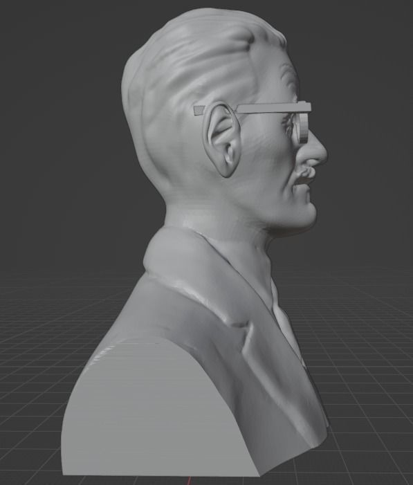 James Joyce 3D print model_15