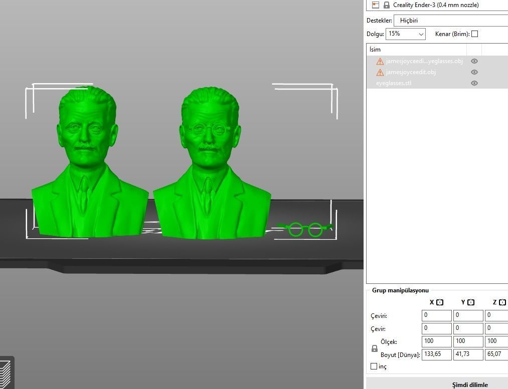 James Joyce 3D print model_10