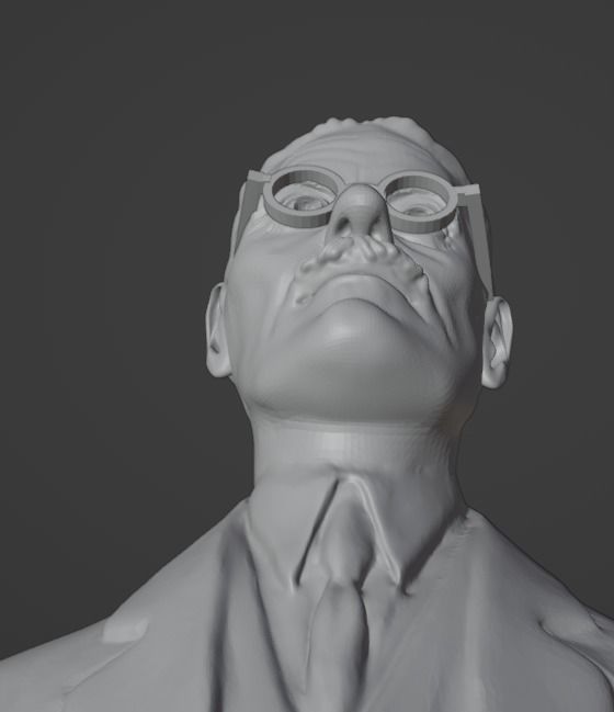 James Joyce 3D print model_6