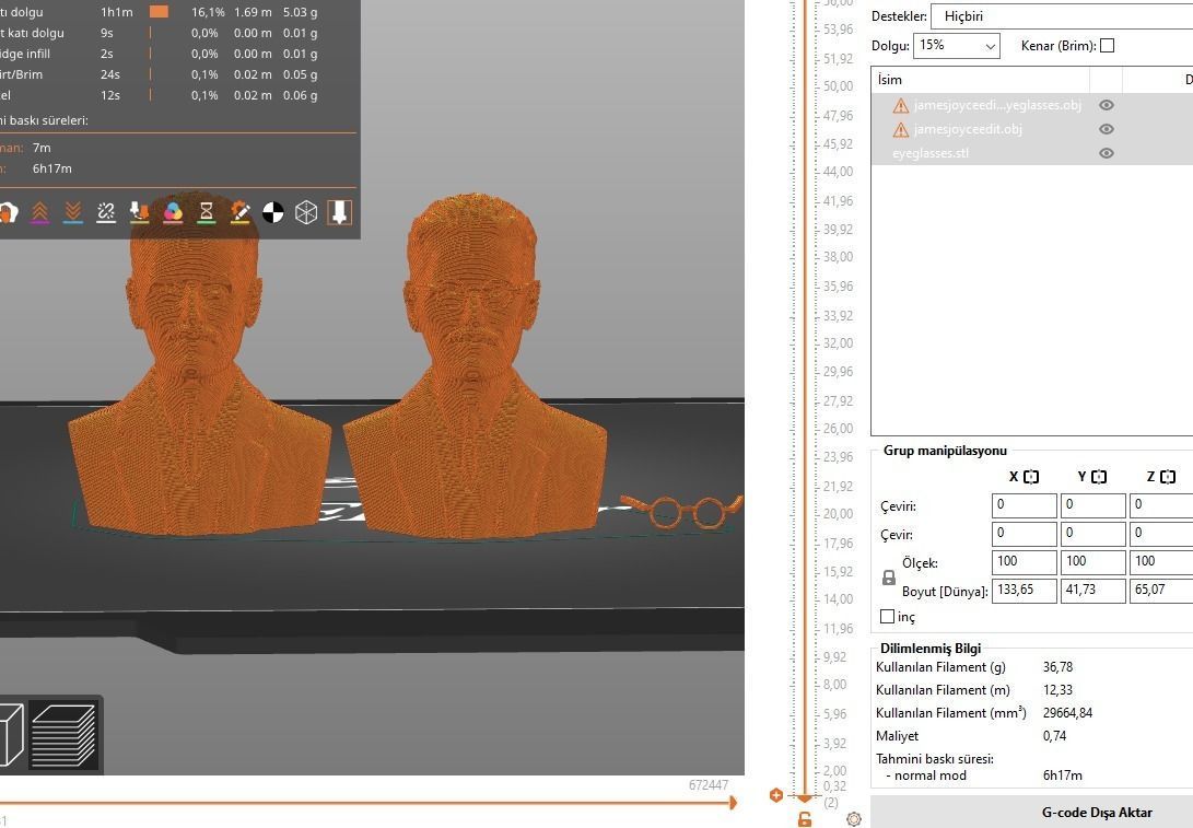 James Joyce 3D print model_12