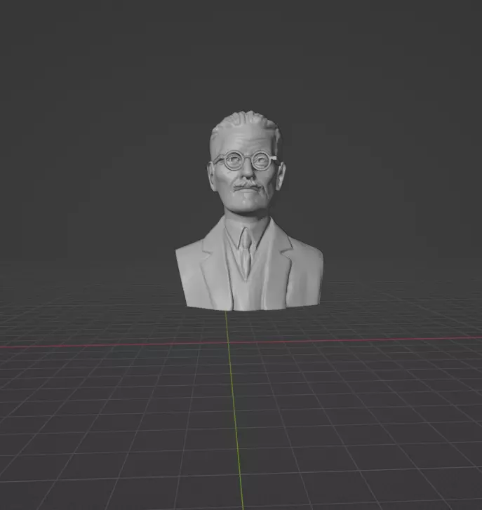 James Joyce 3D print model_0