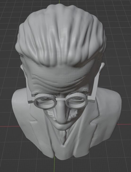 James Joyce 3D print model_7