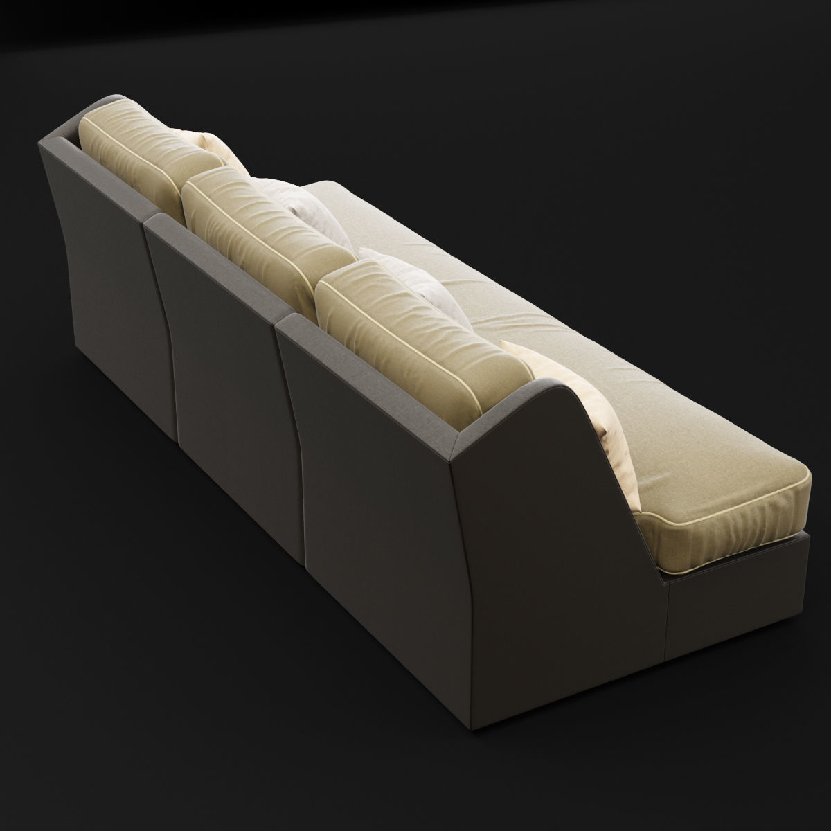 Sofa whith pillow 3D model_12