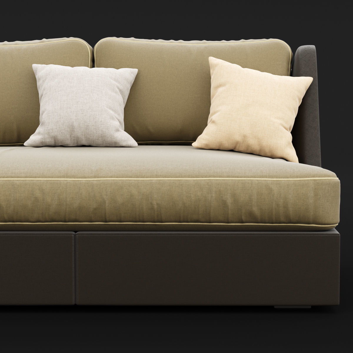 Sofa whith pillow 3D model_20