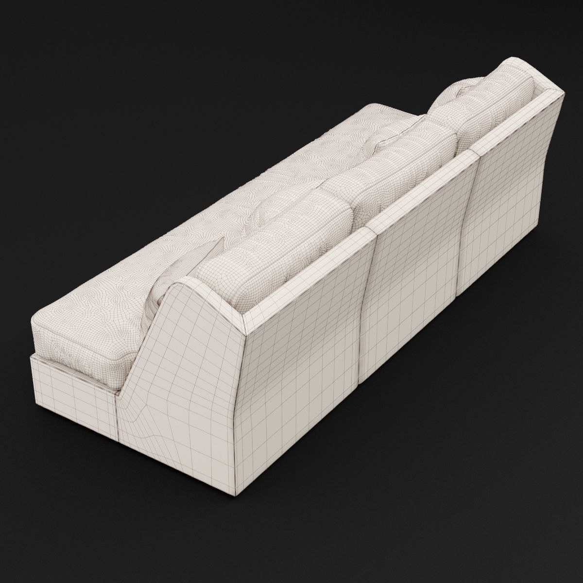 Sofa whith pillow 3D model_15