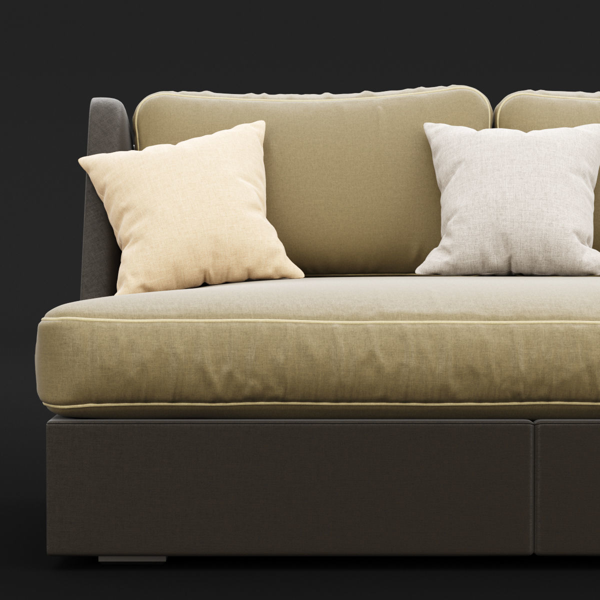 Sofa whith pillow 3D model_8