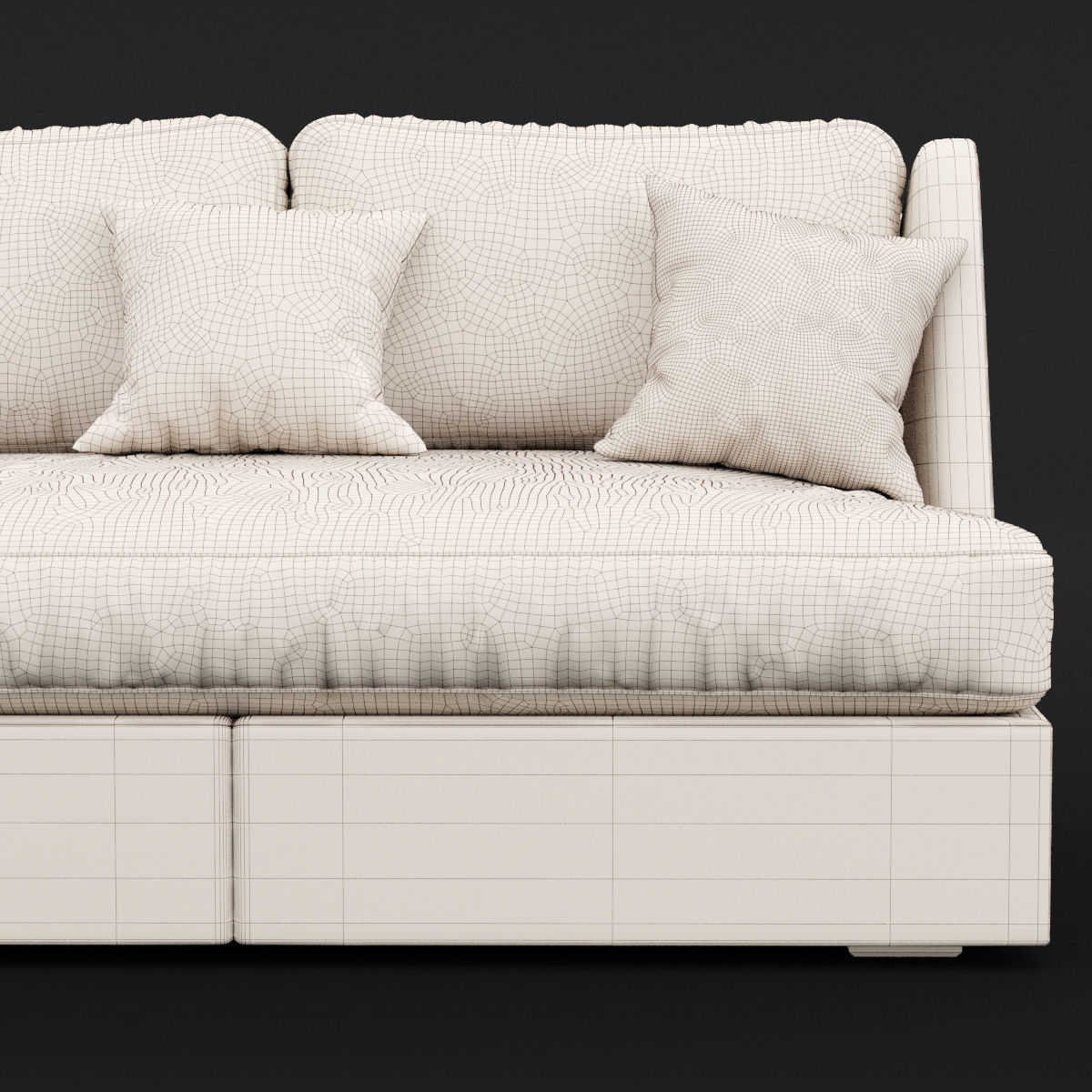 Sofa whith pillow 3D model_21