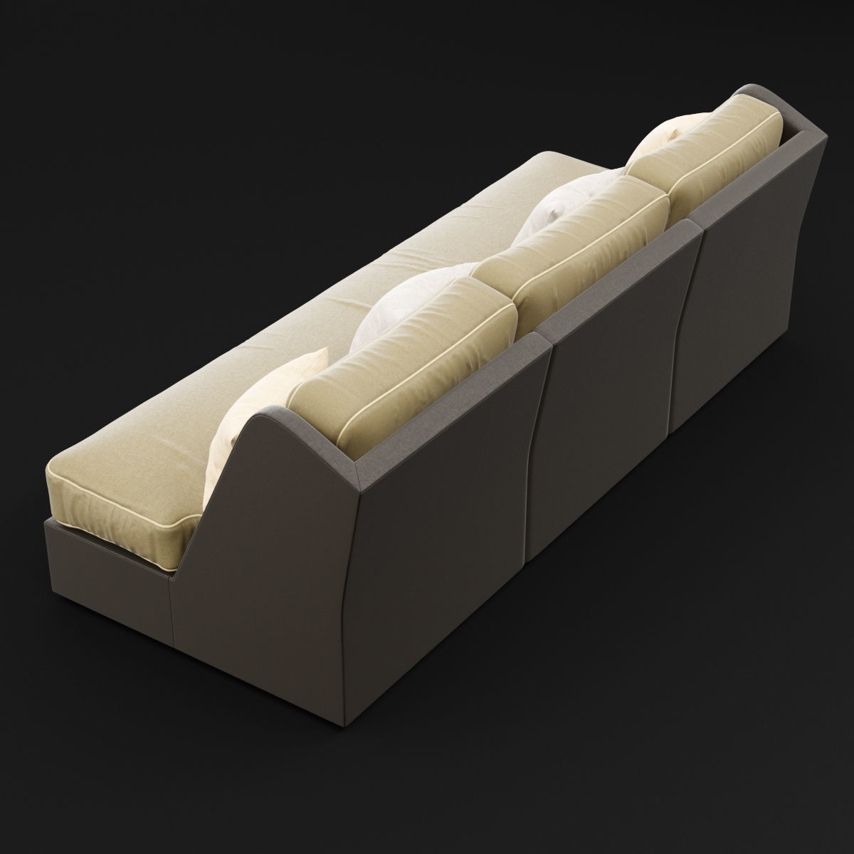 Sofa whith pillow 3D model_14