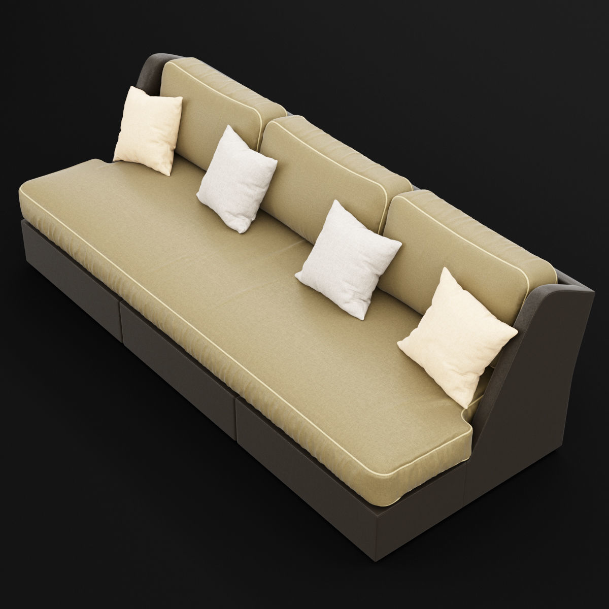Sofa whith pillow 3D model_18