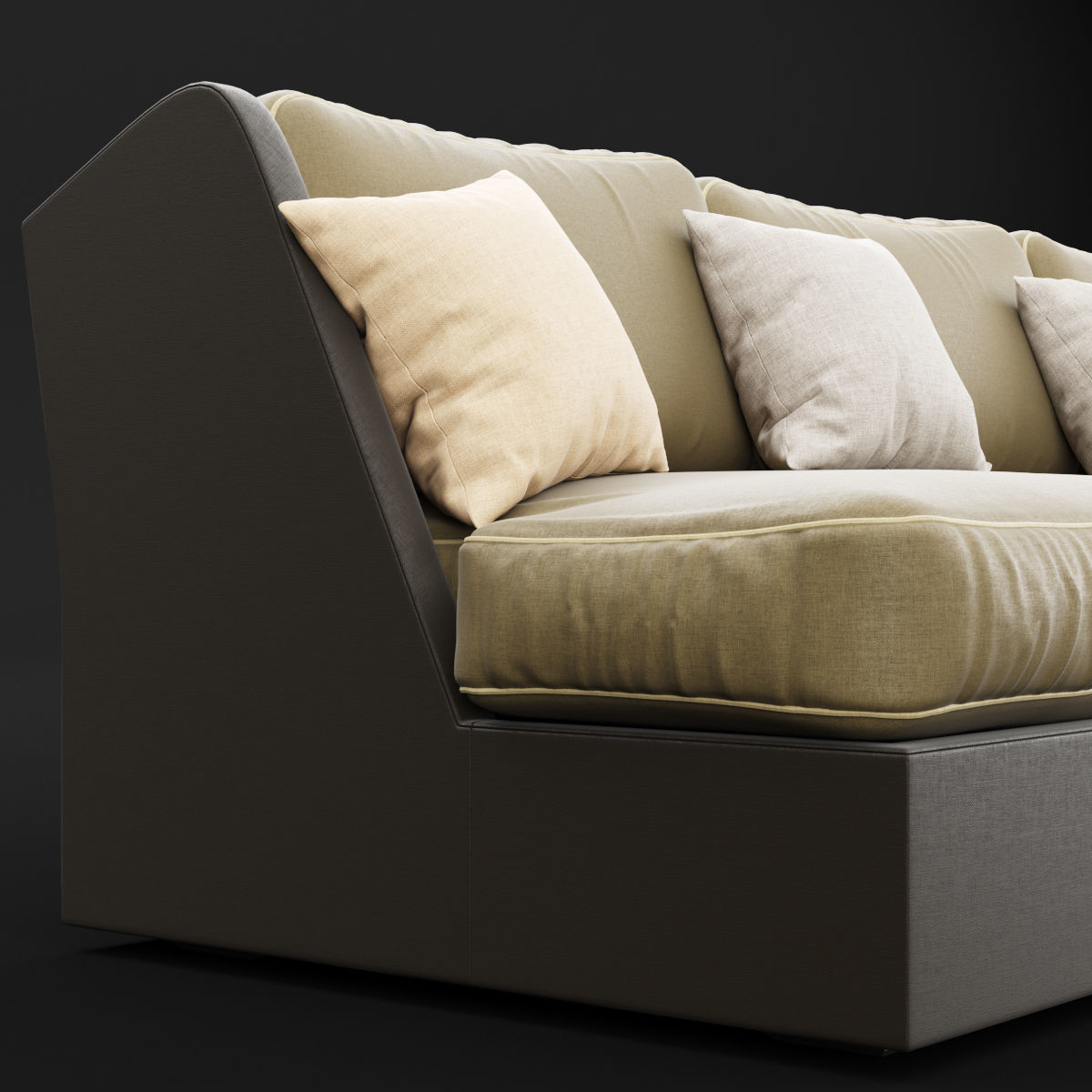 Sofa whith pillow 3D model_10