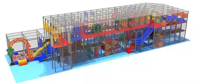 Indoor Playground 3D model