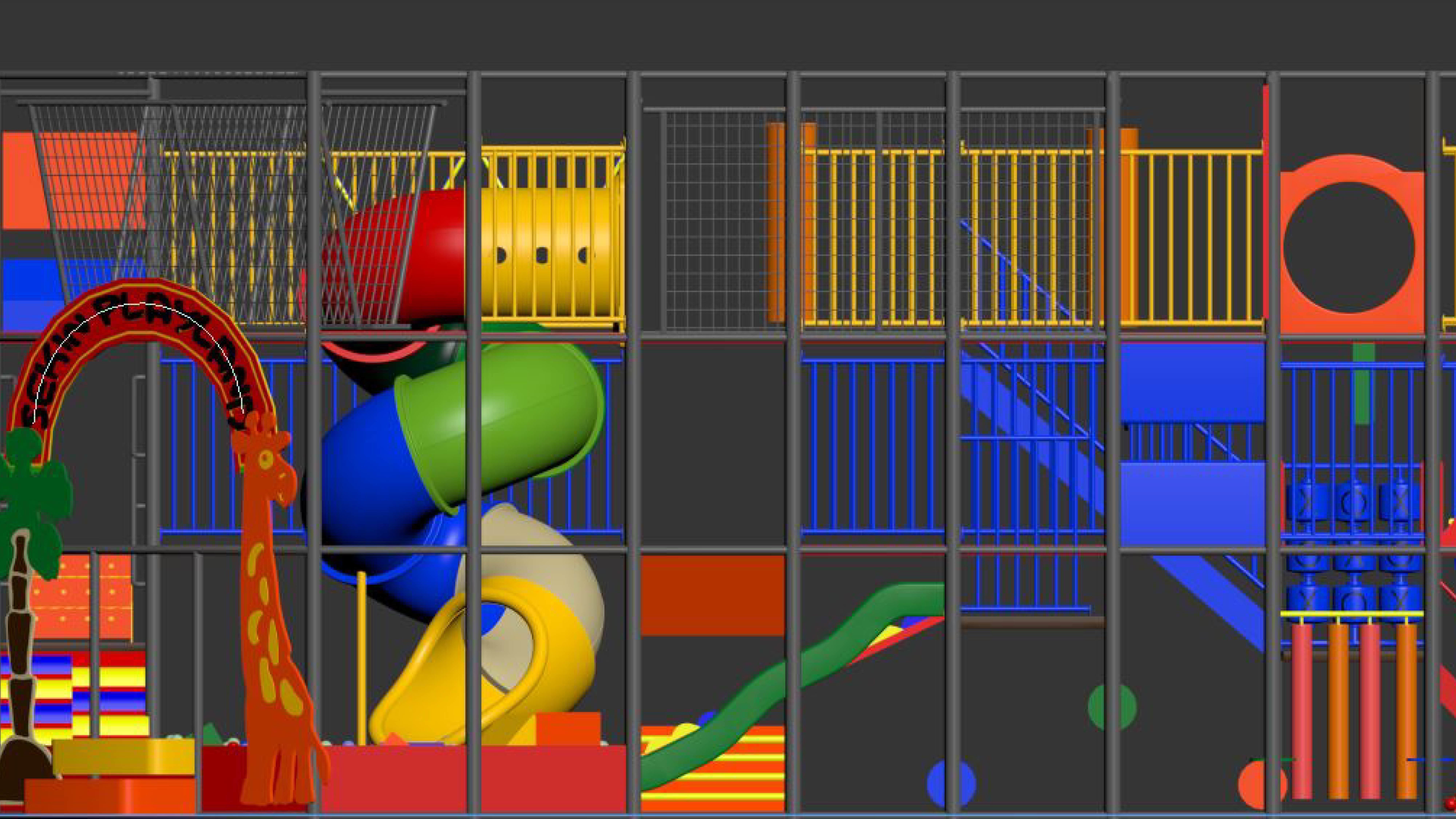 Indoor Playground 3D model_8