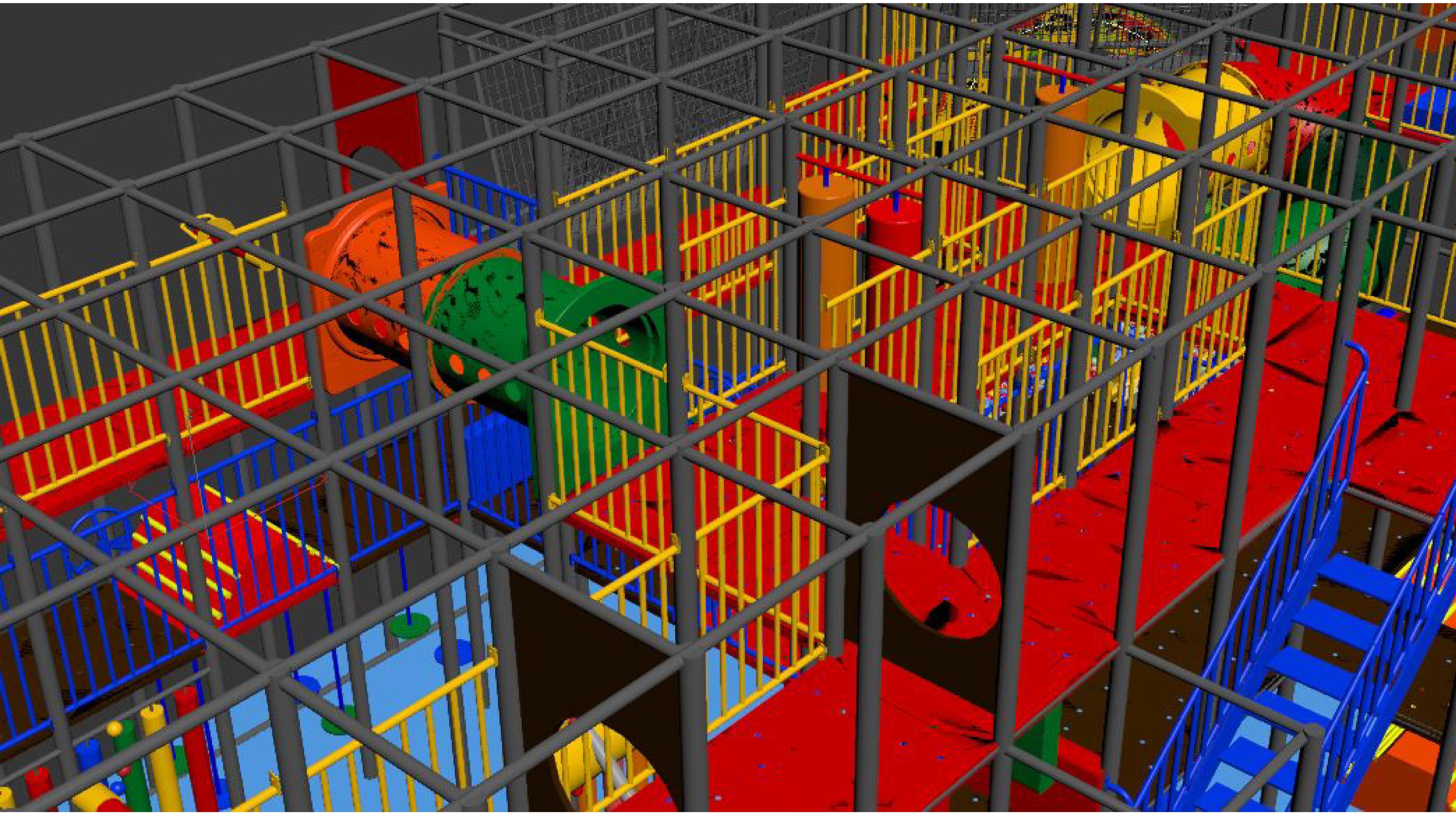 Indoor Playground 3D model_10