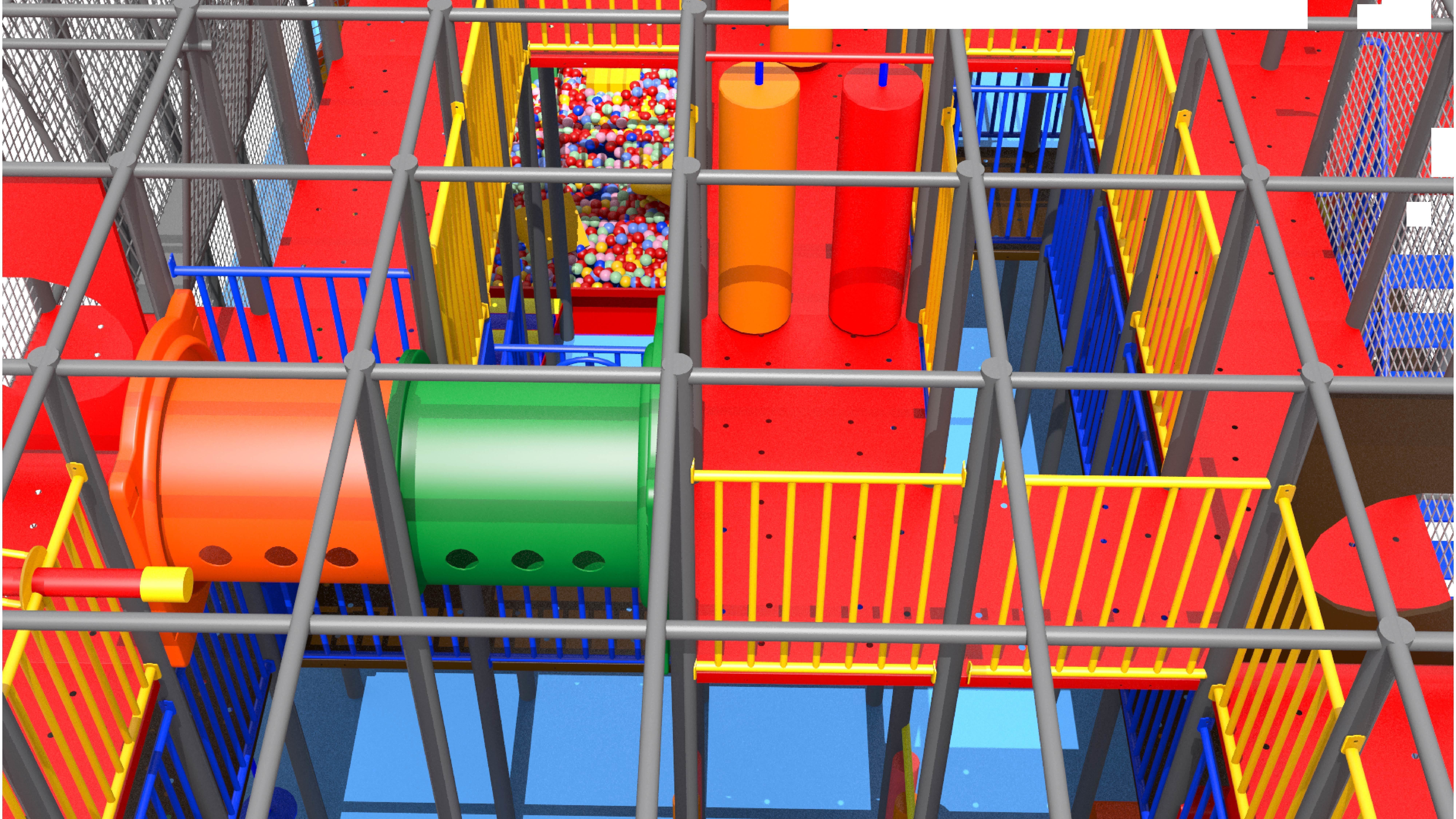 Indoor Playground 3D model_9