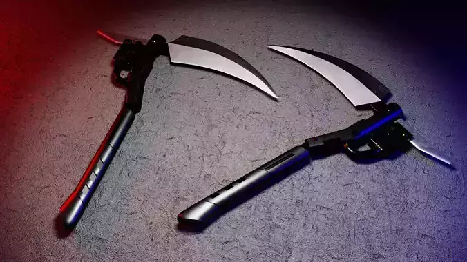 Mowers Scythe Free 3D model