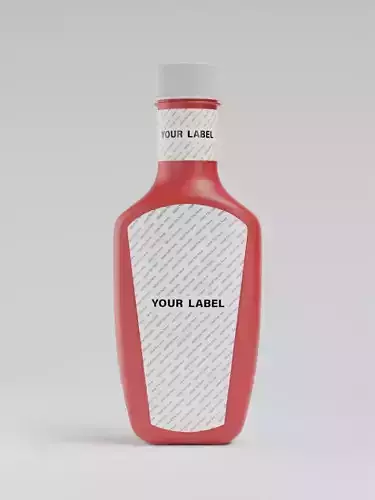 Sauce bottle for mockup