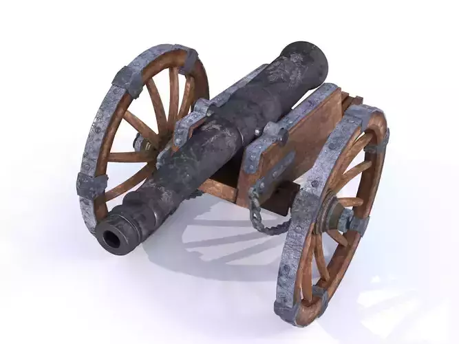 Russian cannon 18th century
